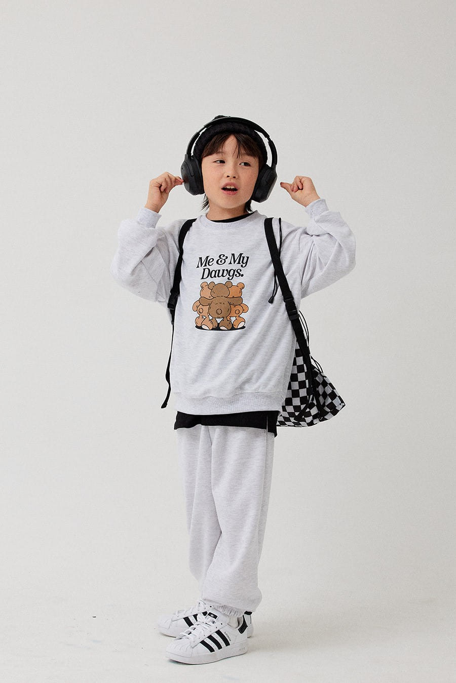 Whitesketchbook - Korean Children Fashion - #Kfashion4kids - Trio Top Bottom Set - 9