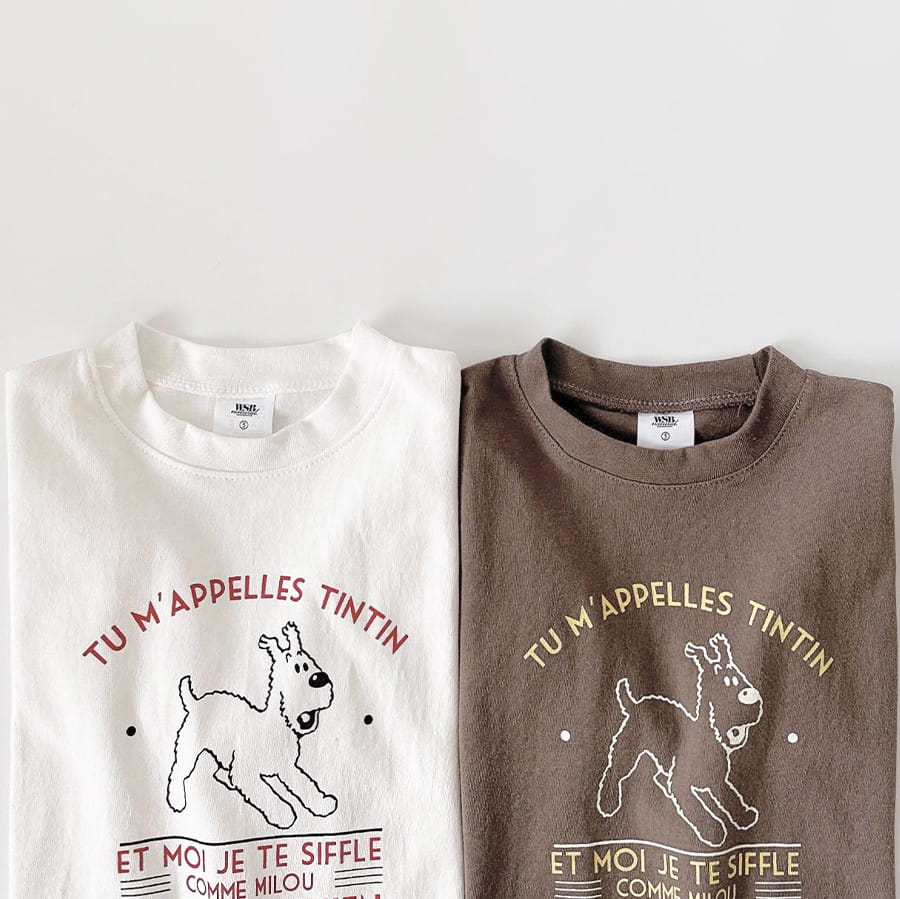 Whitesketchbook - Korean Children Fashion - #Kfashion4kids - Bowwow Tee