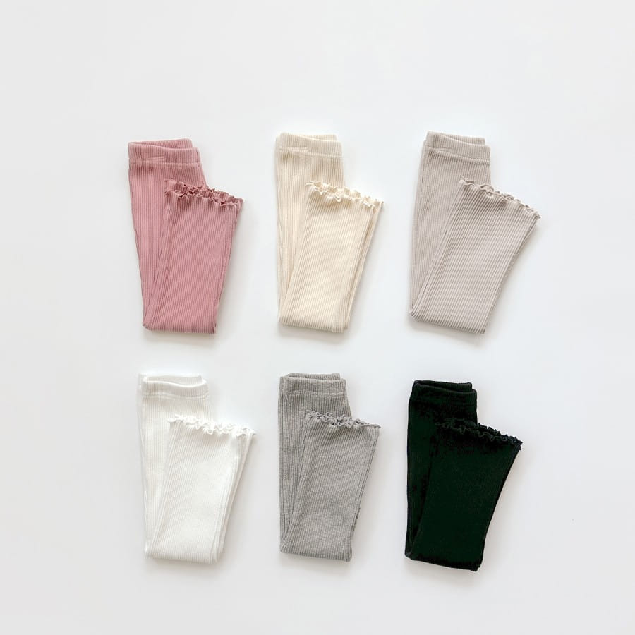 Whitesketchbook - Korean Children Fashion - #childofig - Terry Boots Cut Leggings - 3