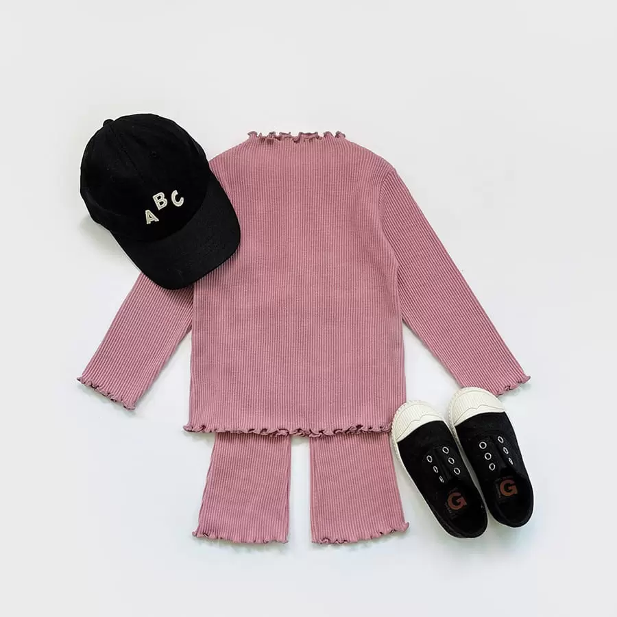 Whitesketchbook - Korean Children Fashion - #childofig - Terry Boots Cut Leggings - 4