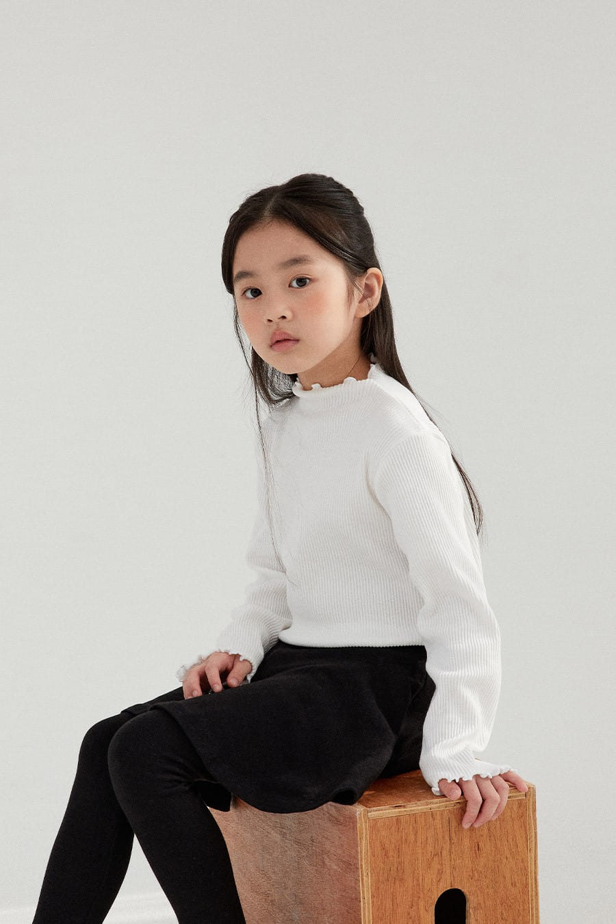 Whitesketchbook - Korean Children Fashion - #childrensboutique - Lay Rib Terry Tee - 10