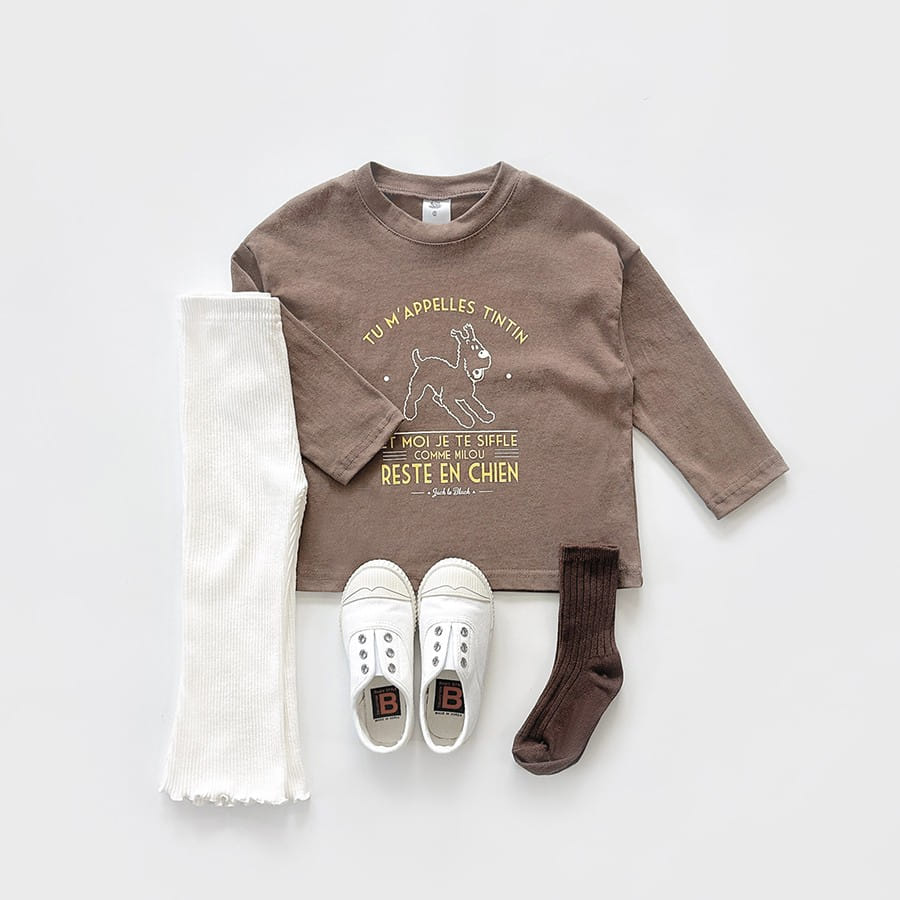 Whitesketchbook - Korean Children Fashion - #childrensboutique - Terry Boots Cut Leggings - 5