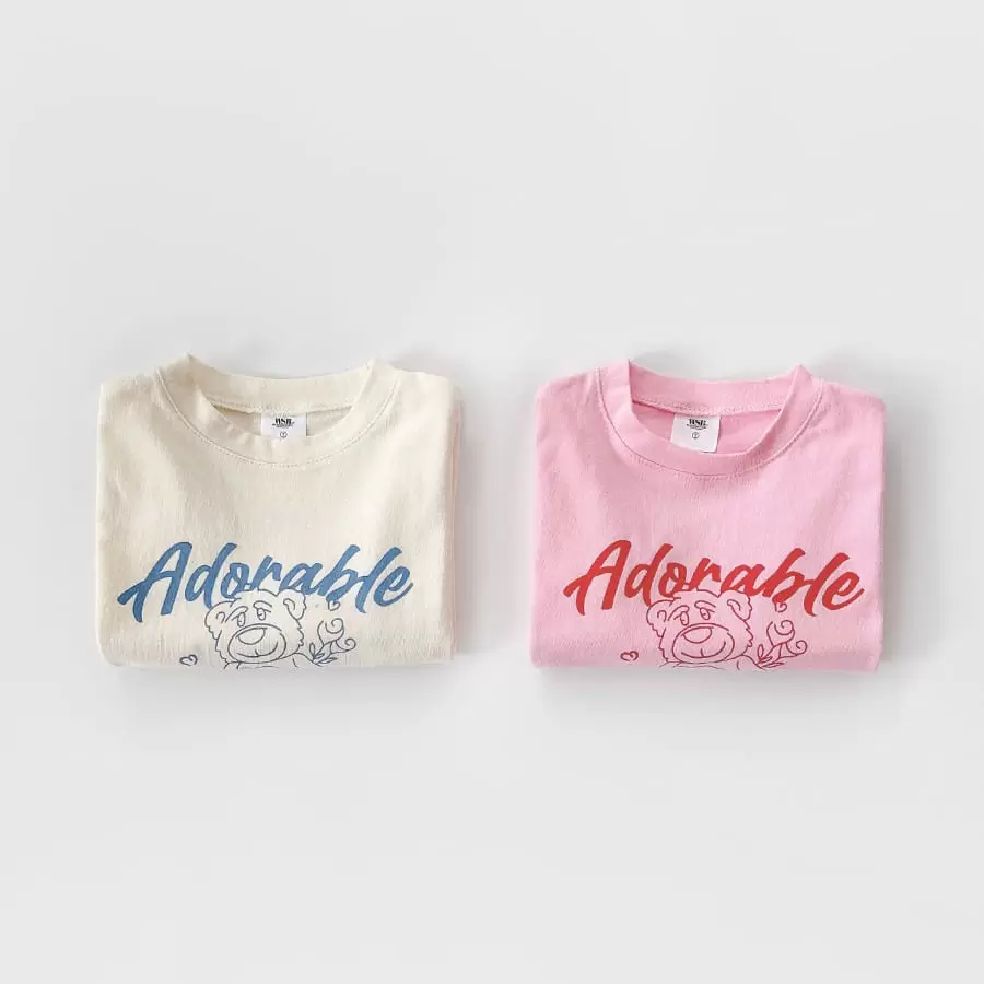 Whitesketchbook - Korean Children Fashion - #designkidswear - Flower Bear Tee - 2