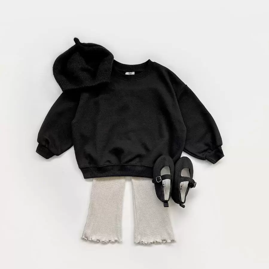 Whitesketchbook - Korean Children Fashion - #discoveringself - Terry Boots Cut Leggings - 7