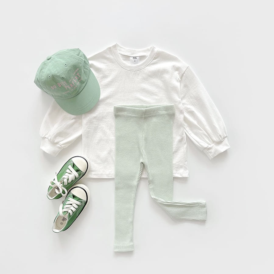 Whitesketchbook - Korean Children Fashion - #discoveringself - Rib Leggings - 6