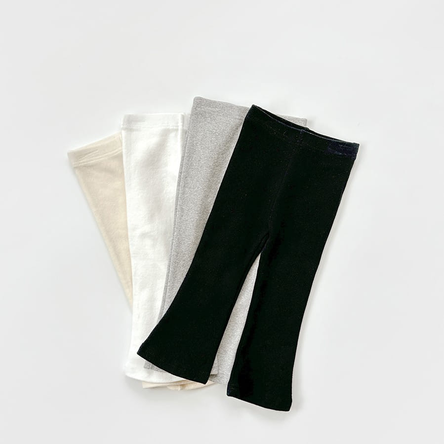 Whitesketchbook - Korean Children Fashion - #fashionkids - Boots Cut Leggings - 10