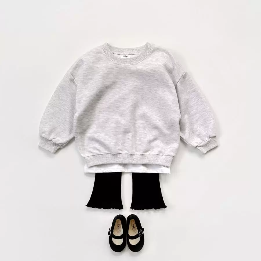 Whitesketchbook - Korean Children Fashion - #kidsshorts - Terry Boots Cut Leggings - 9