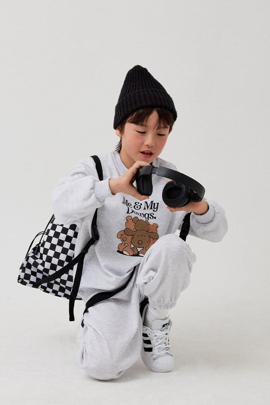 Whitesketchbook - Korean Children Fashion - #kidsstore - Trio Top Bottom Set - 7