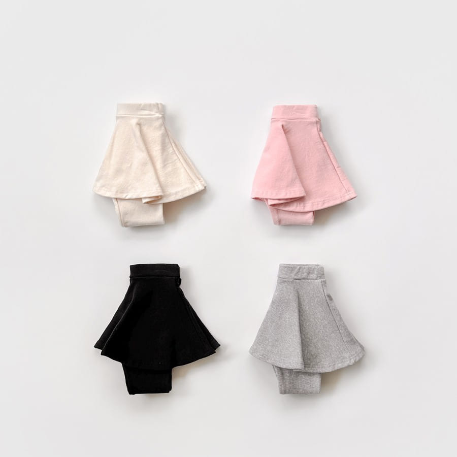 Whitesketchbook - Korean Children Fashion - #kidzfashiontrend - Spring Skirt Leggings