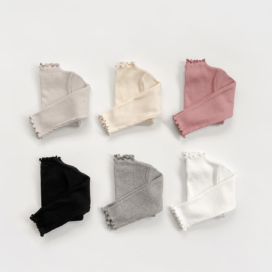 Whitesketchbook - Korean Children Fashion - #littlefashionista - Lay Rib Terry Tee - 2