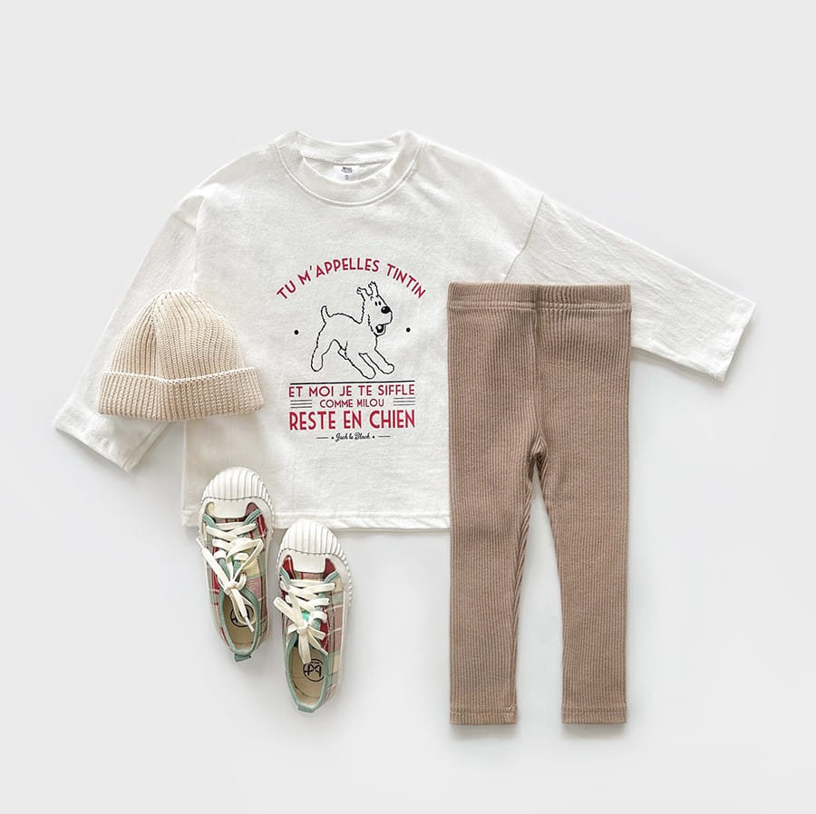 Whitesketchbook - Korean Children Fashion - #magicofchildhood - Bowwow Tee - 4