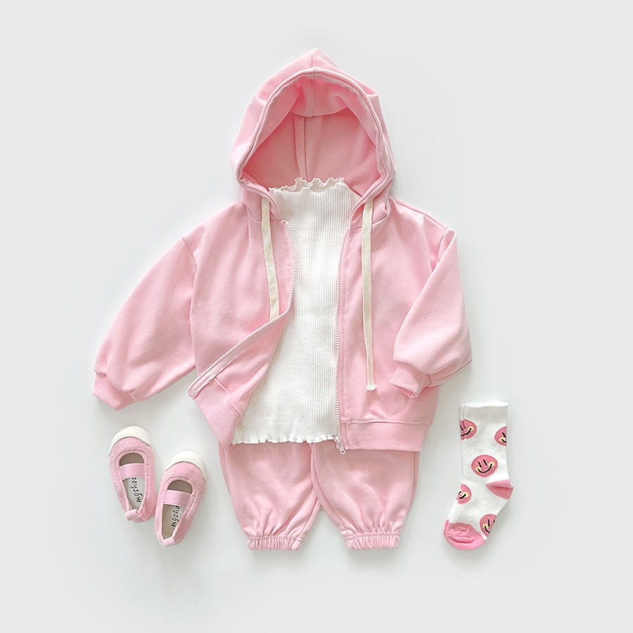 Whitesketchbook - Korean Children Fashion - #toddlerclothing - Lay Rib Terry Tee - 7