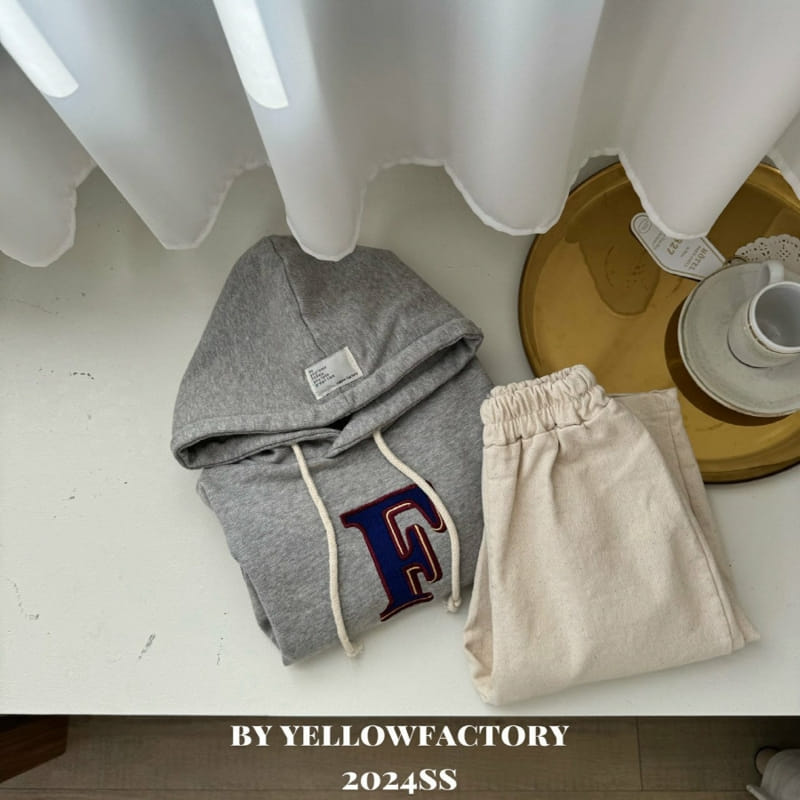 Yellow Factory - Korean Children Fashion - #kidsstore - F Hoody Sweatshirt - 11