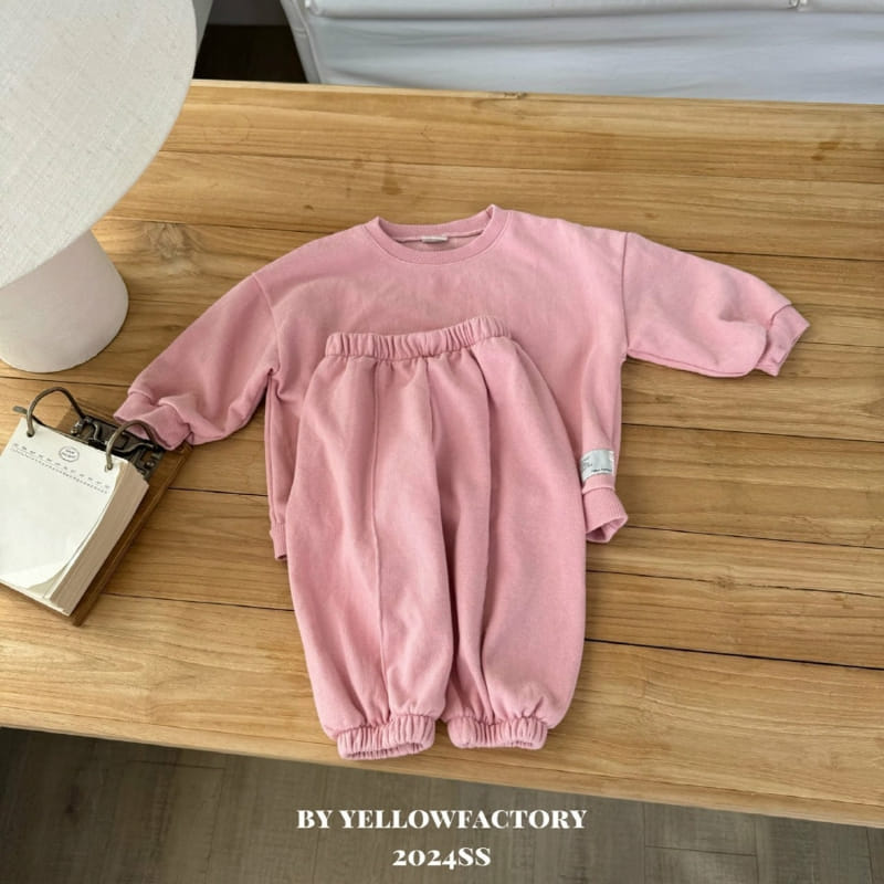 Yellow Factory - Korean Children Fashion - #kidsstore - Nomal Top Bottom Set - 4