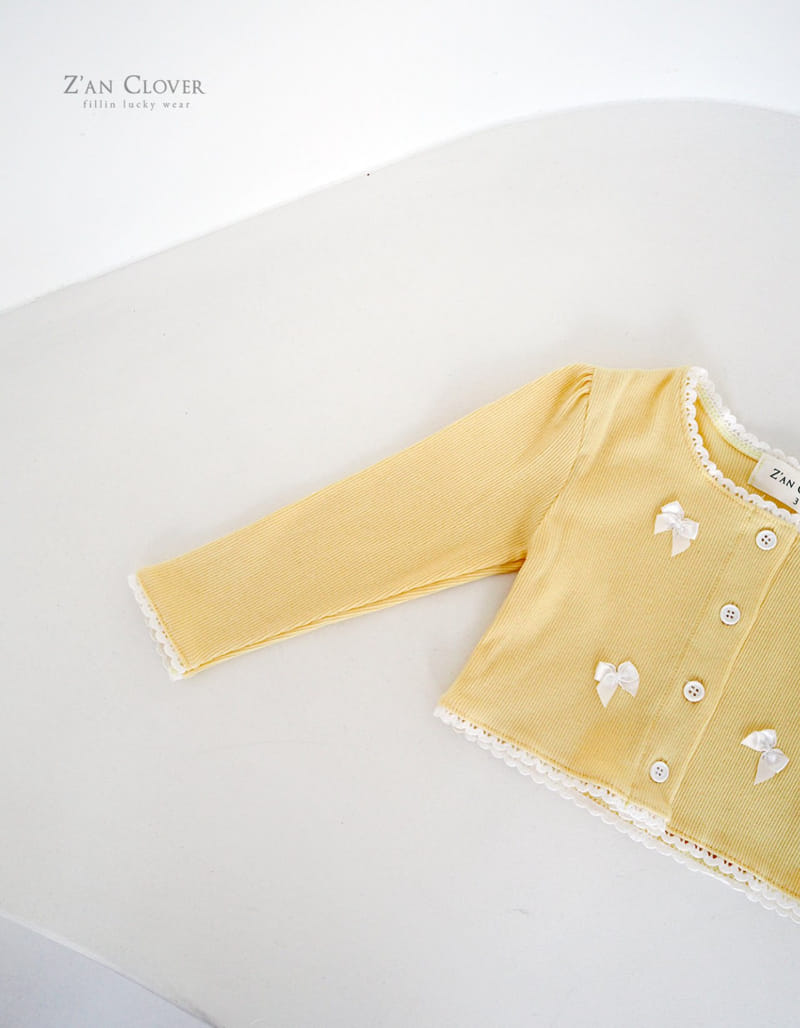 Zan Clover - Korean Children Fashion - #Kfashion4kids - Ribbon Cardigan - 5