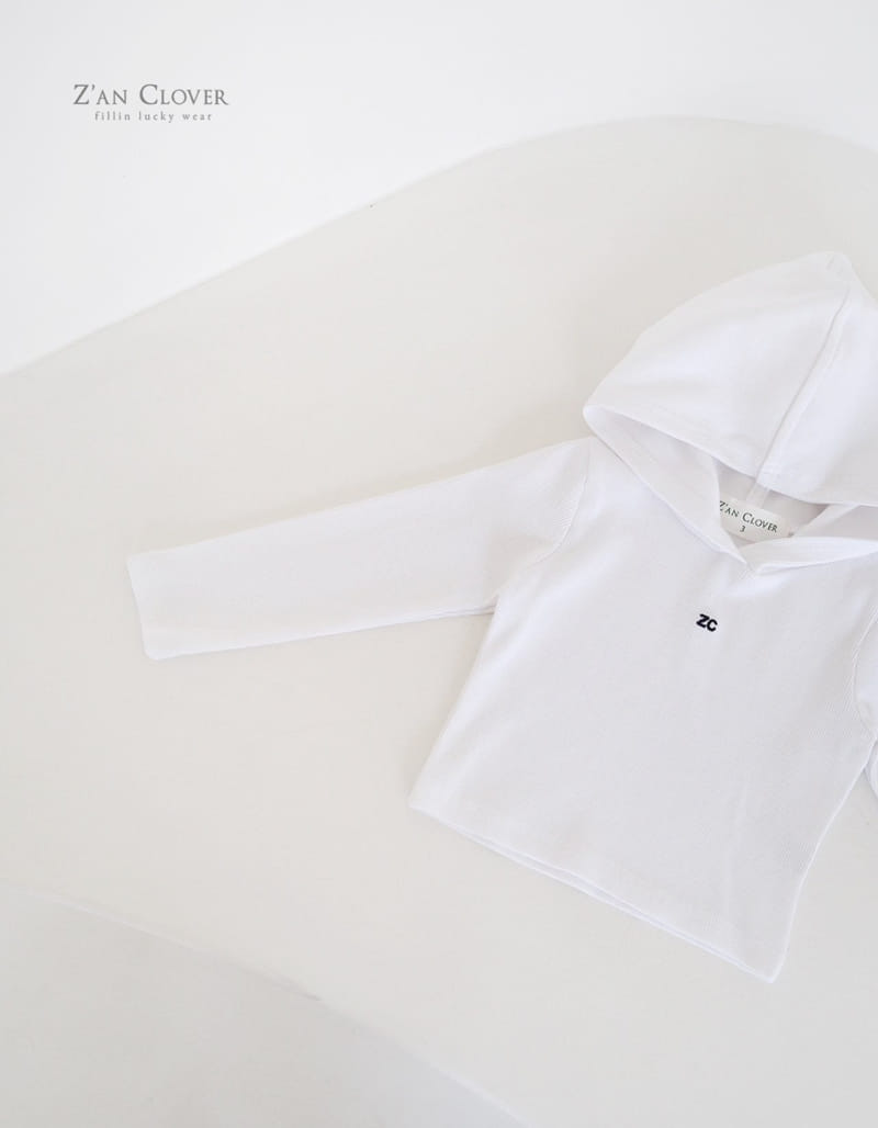 Zan Clover - Korean Children Fashion - #childofig - Rib Hoody Tee - 4
