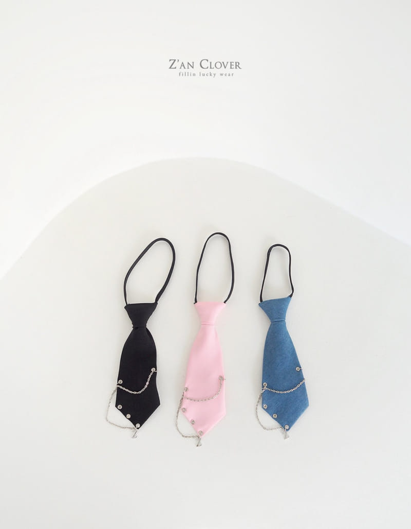Zan Clover - Korean Children Fashion - #childofig - Chain Neck Tie - 2