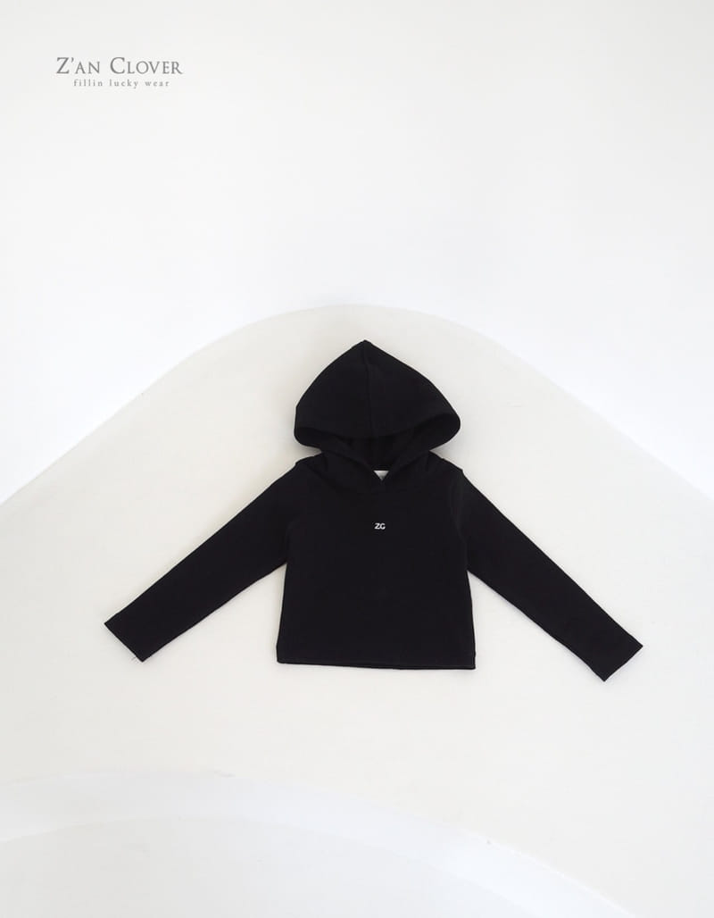 Zan Clover - Korean Children Fashion - #designkidswear - Rib Hoody Tee - 6