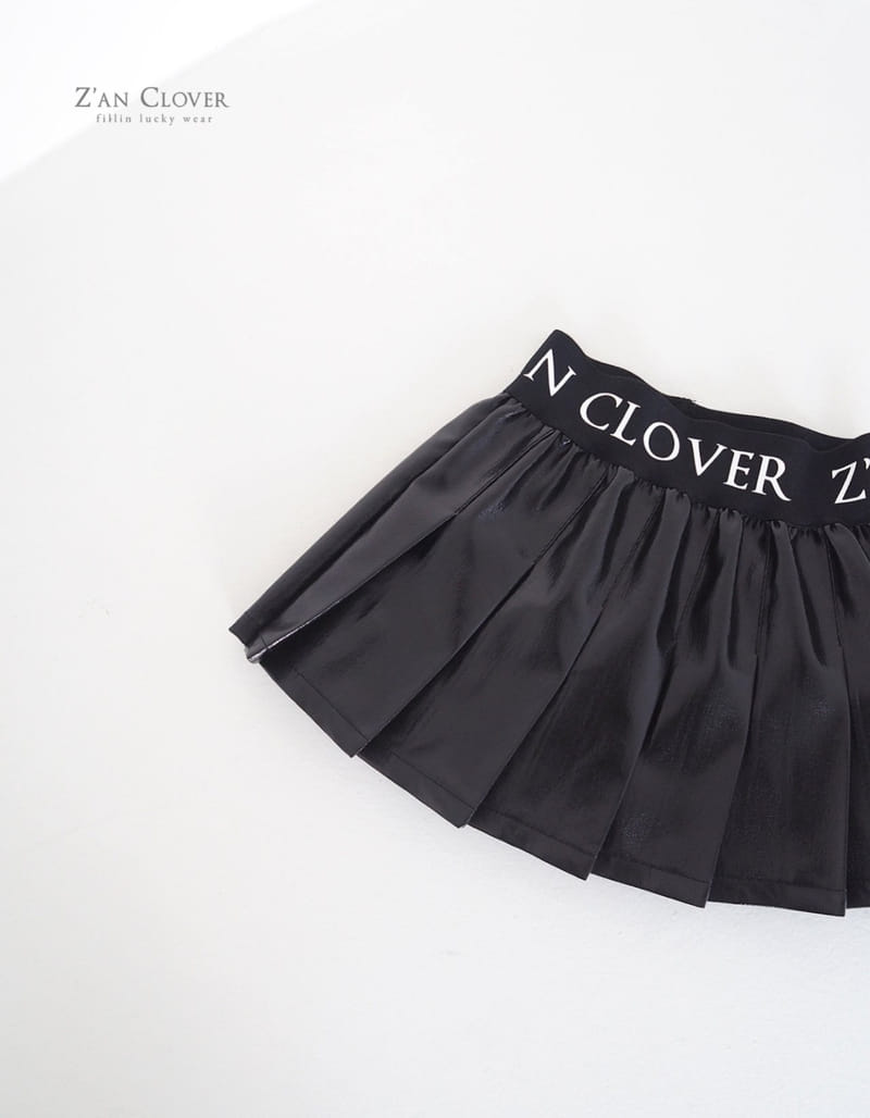 Zan Clover - Korean Children Fashion - #designkidswear - Glossy Pleats Skirt - 7