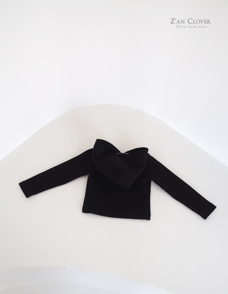 Zan Clover - Korean Children Fashion - #fashionkids - Rib Hoody Tee - 8