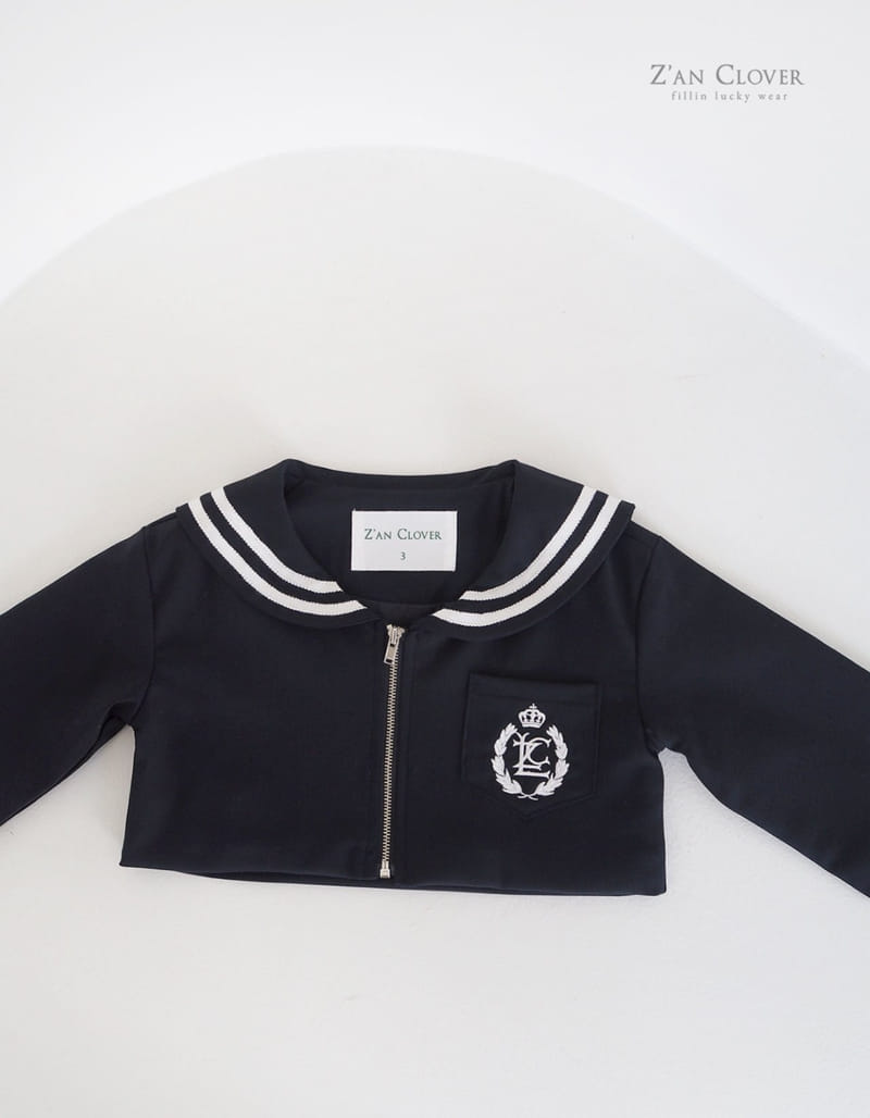 Zan Clover - Korean Children Fashion - #magicofchildhood - Sailor Zip Up - 3