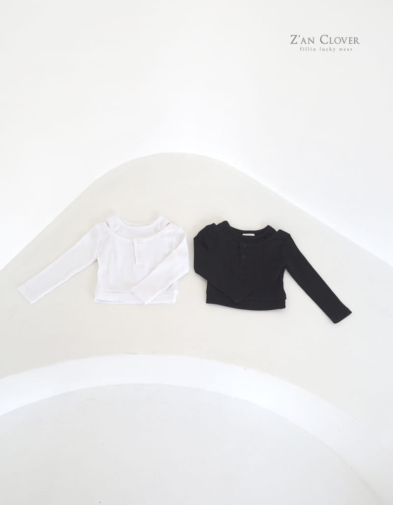 Zan Clover - Korean Children Fashion - #minifashionista - Top Layered Tee - 2