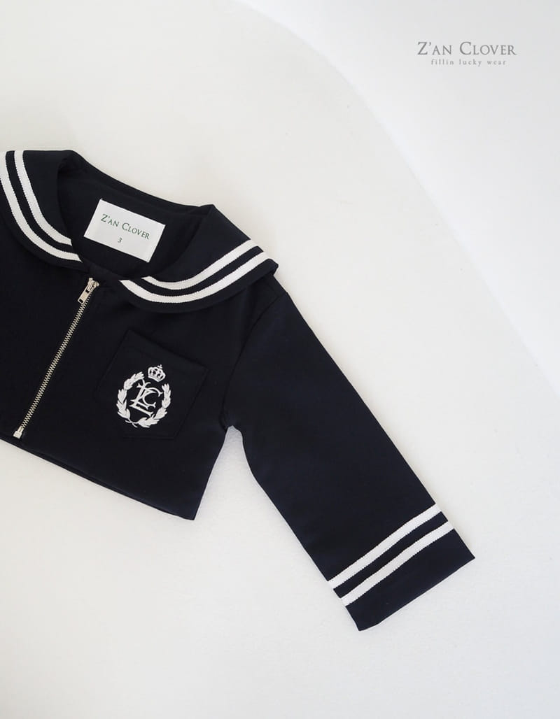 Zan Clover - Korean Children Fashion - #magicofchildhood - Sailor Zip Up - 4