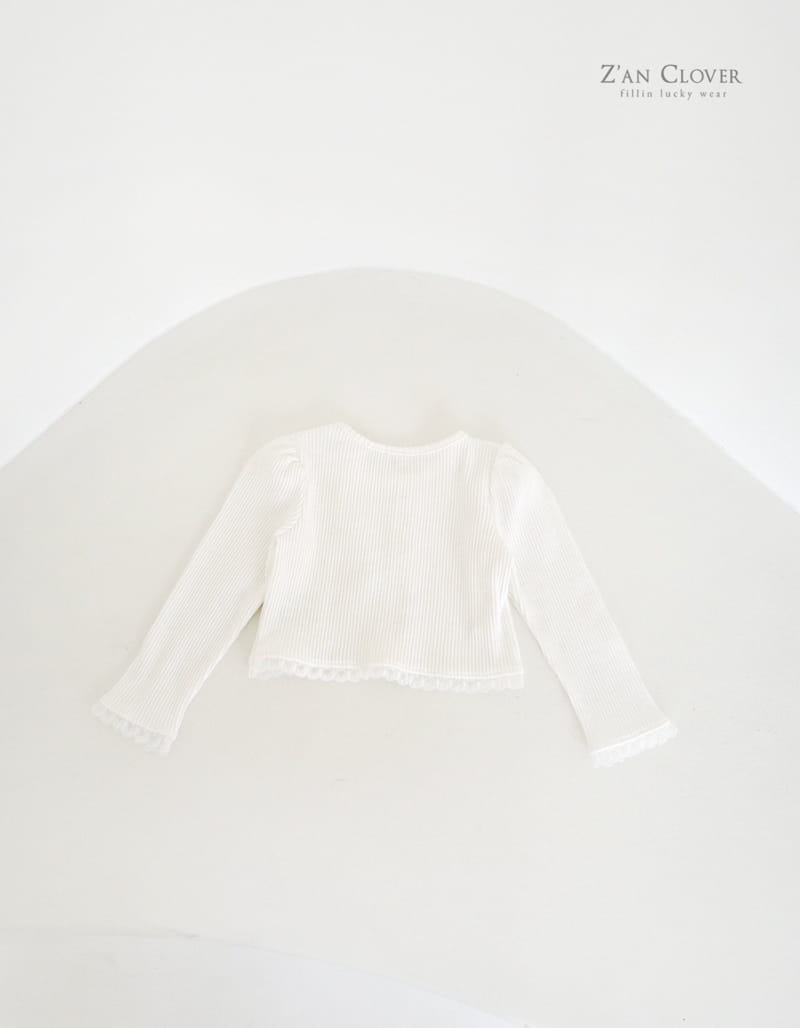 Zan Clover - Korean Children Fashion - #prettylittlegirls - Pearl Lace Tee - 7