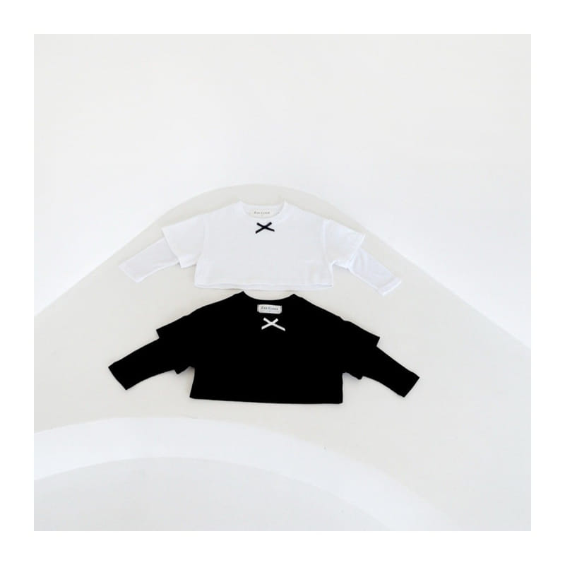 Zan Clover - Korean Children Fashion - #prettylittlegirls - Riboon Layered Tee