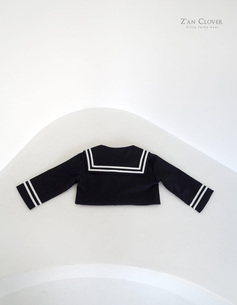 Zan Clover - Korean Children Fashion - #prettylittlegirls - Sailor Zip Up - 5