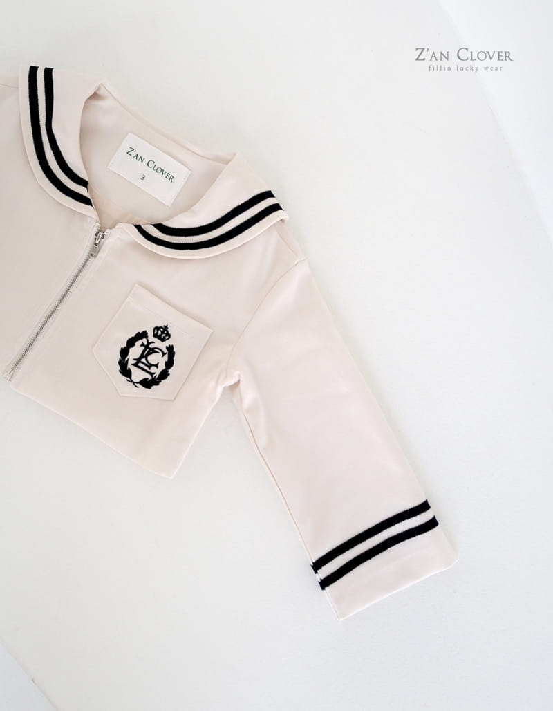 Zan Clover - Korean Children Fashion - #stylishchildhood - Sailor Zip Up - 8