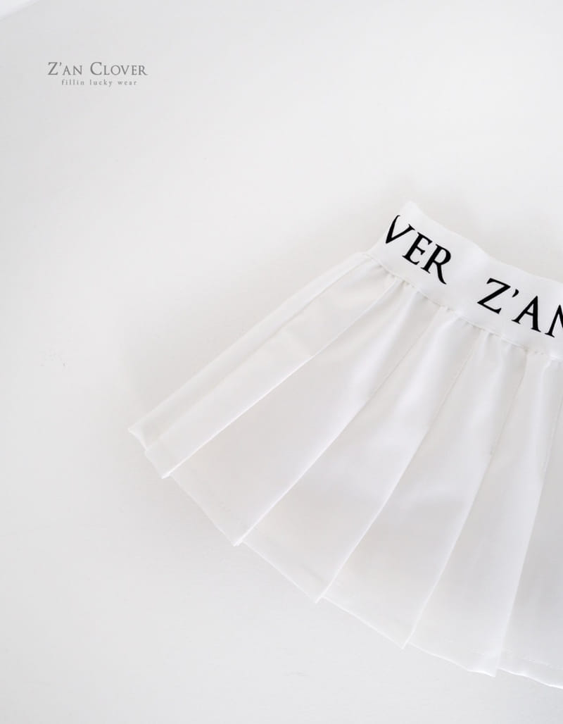 Zan Clover - Korean Children Fashion - #toddlerclothing - Glossy Pleats Skirt - 4