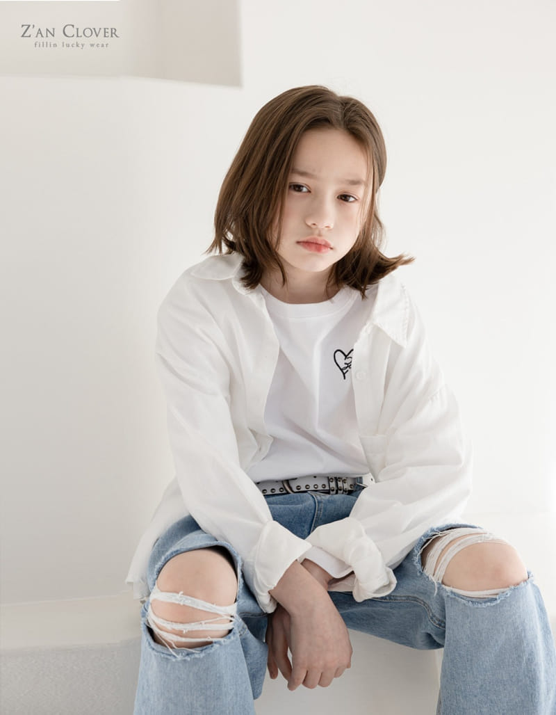 Zan Clover - Korean Children Fashion - #stylishchildhood - Vintage Denim Pants - 10