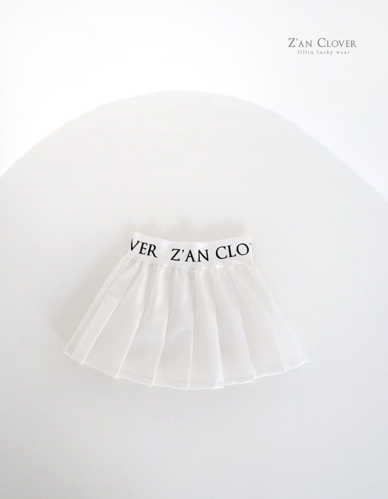 Zan Clover - Korean Children Fashion - #toddlerclothing - Glossy Pleats Skirt - 3