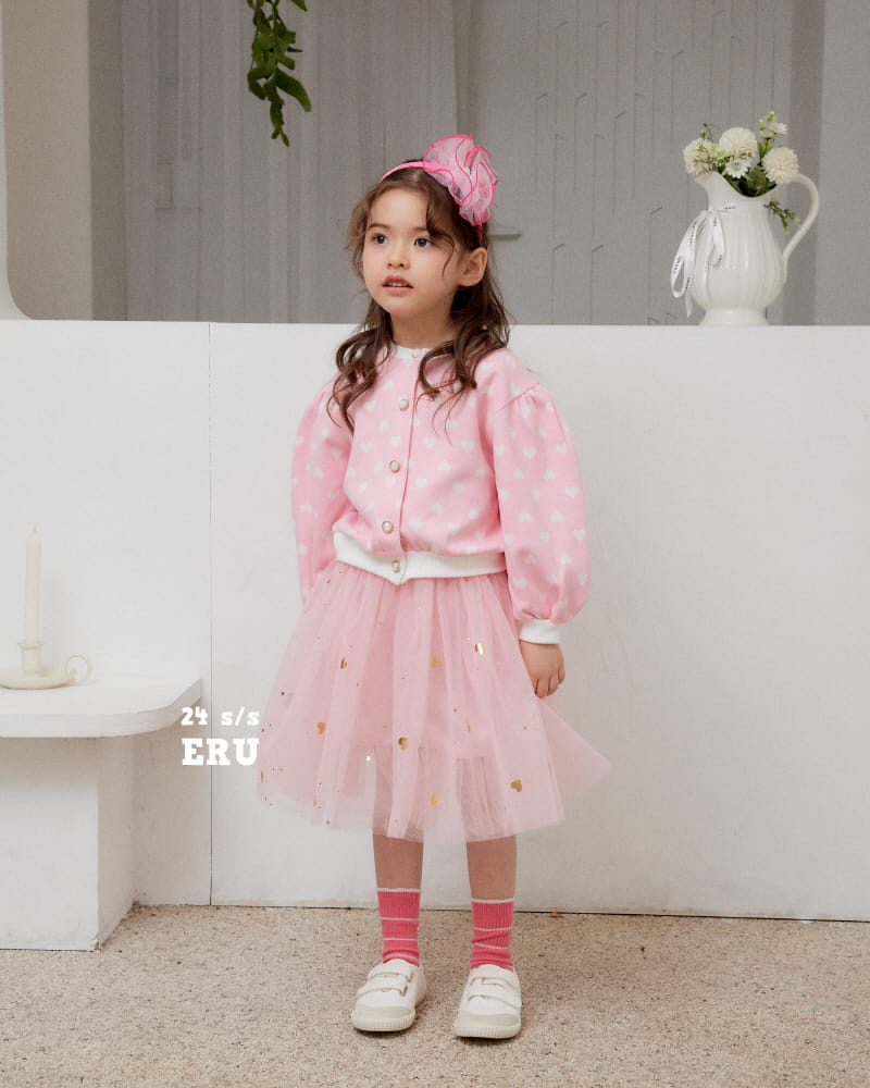 e.ru - Korean Children Fashion - #littlefashionista - Heart Cardigan - 3