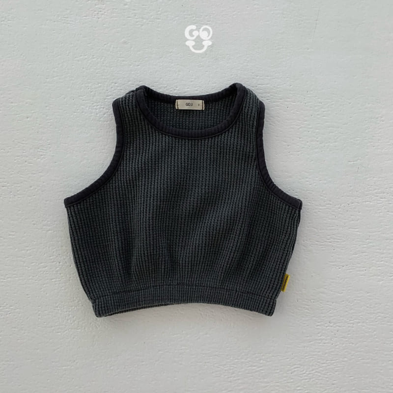 go;u - Korean Baby Fashion - #babyboutique - Honeycomb Sleeveless - 2