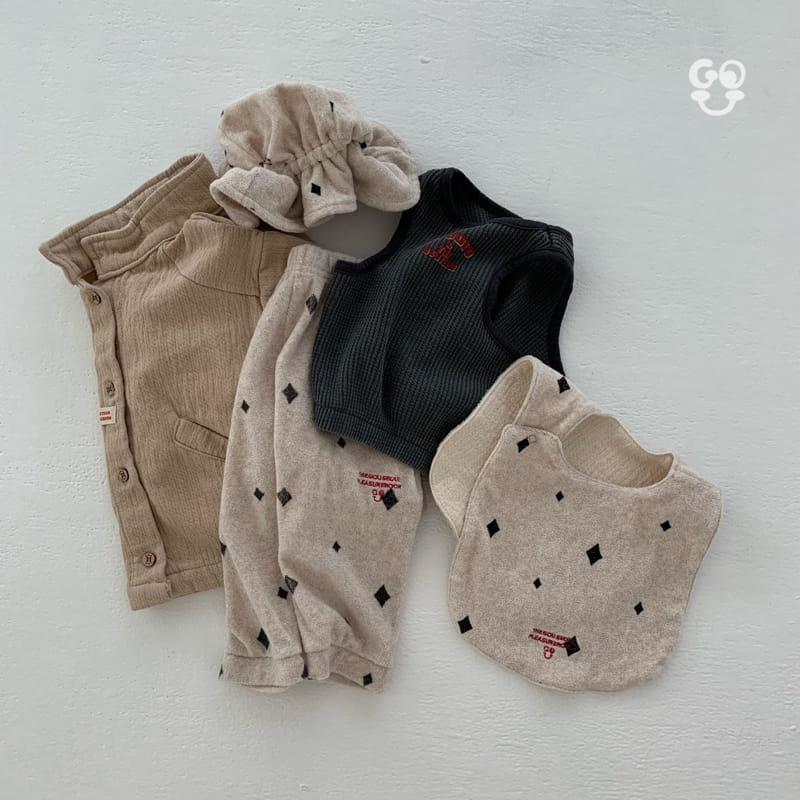go;u - Korean Baby Fashion - #babyootd - Honeycomb Sleeveless - 10