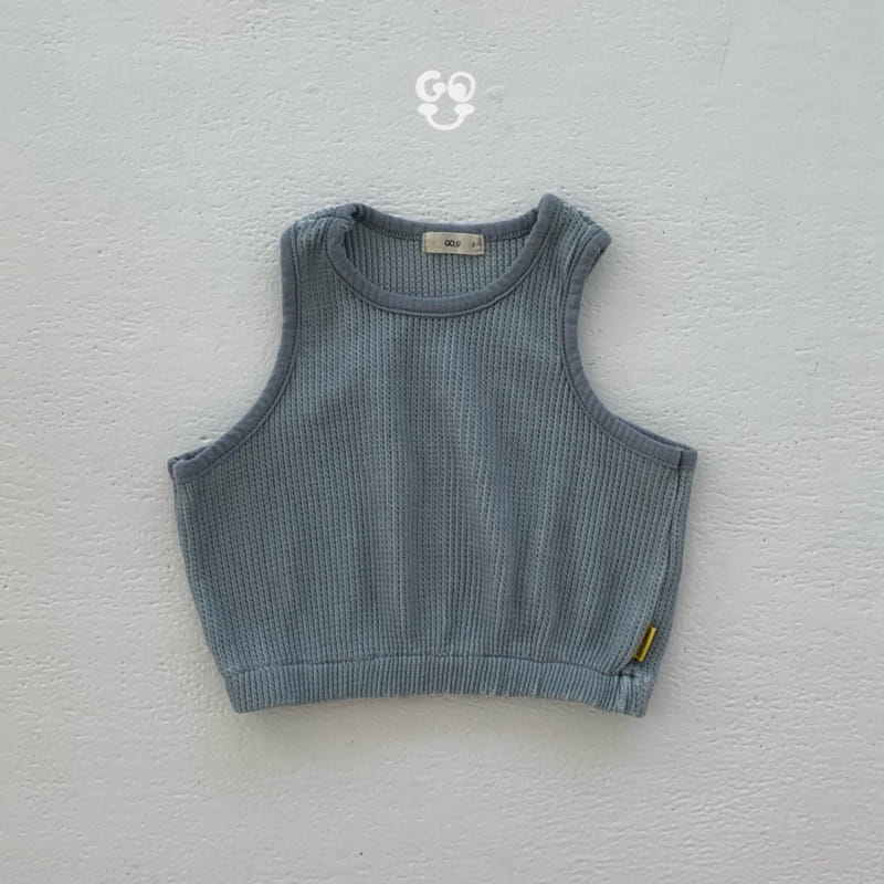 go;u - Korean Baby Fashion - #babyoutfit - Honeycomb Sleeveless - 11