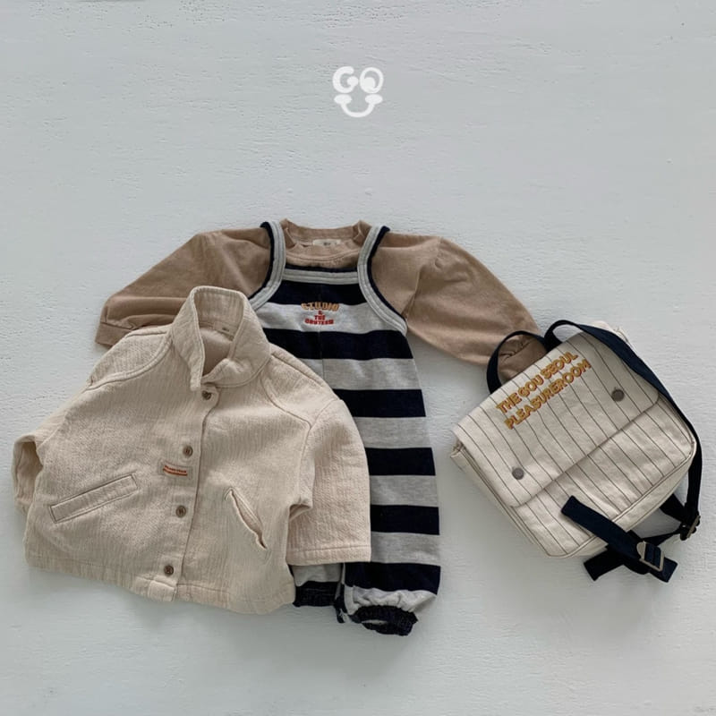 go;u - Korean Baby Fashion - #babyoutfit - Bba Da Overalls  - 10