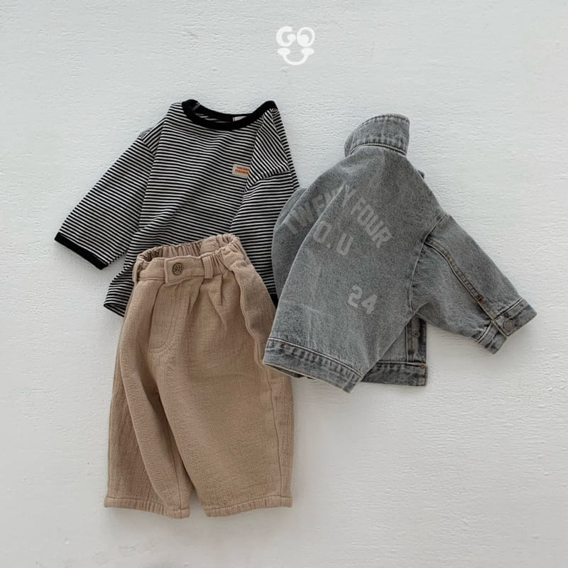go;u - Korean Baby Fashion - #babyoutfit - Sunchip Tee - 5