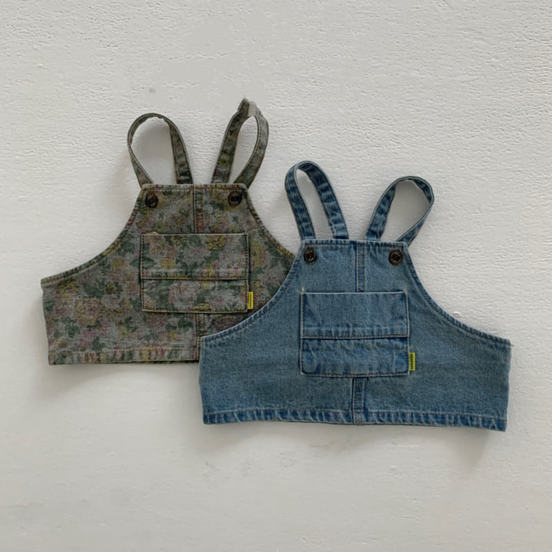 go;u - Korean Children Fashion - #discoveringself - Choco Dundarees