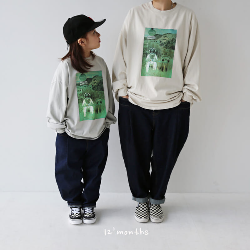 12 Month - Korean Children Fashion - #Kfashion4kids - Astronaut Long Sleeve Tee With Mom - 10