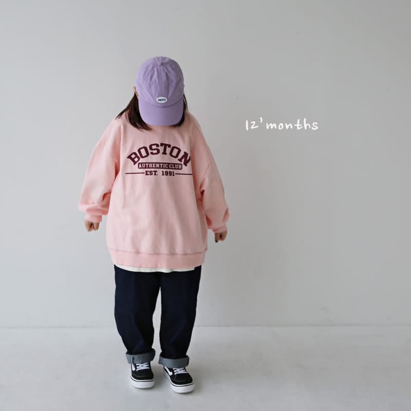 12 Month - Korean Children Fashion - #childrensboutique - Boston Sweatshirt With Mom - 7