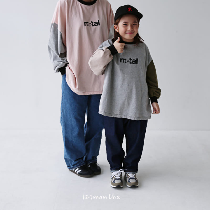 12 Month - Korean Children Fashion - #designkidswear - Metal Long Sleeve Tee With Mom - 11