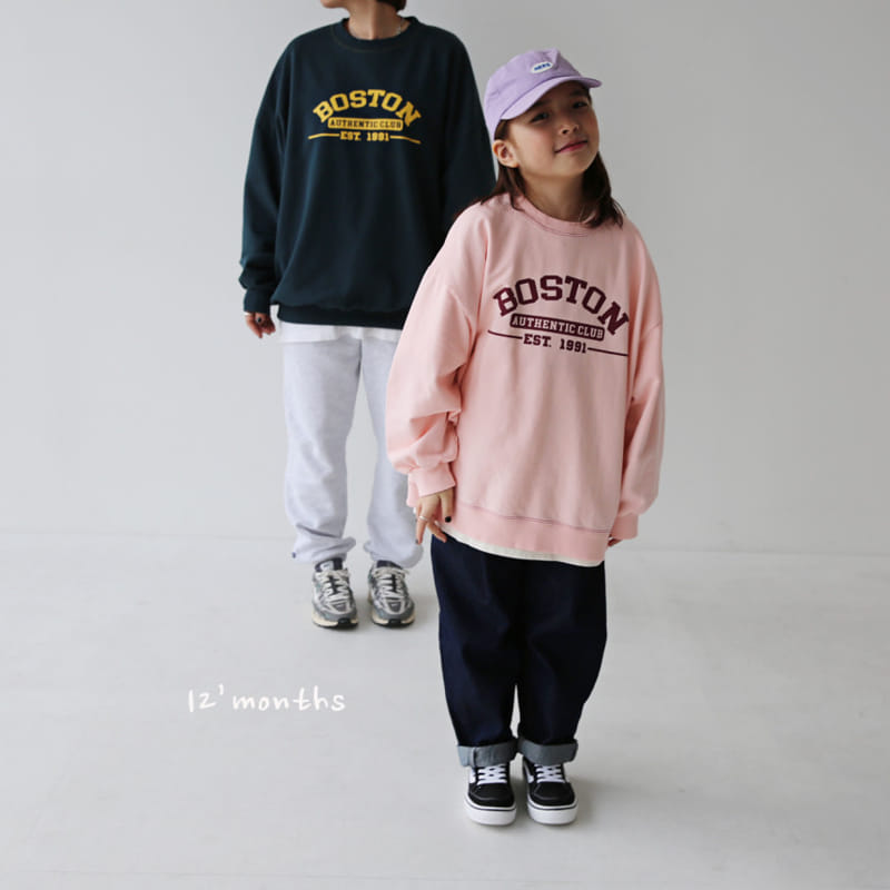12 Month - Korean Children Fashion - #designkidswear - Boston Sweatshirt With Mom - 8