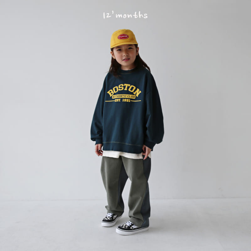 12 Month - Korean Children Fashion - #discoveringself - Boston Sweatshirt With Mom - 9