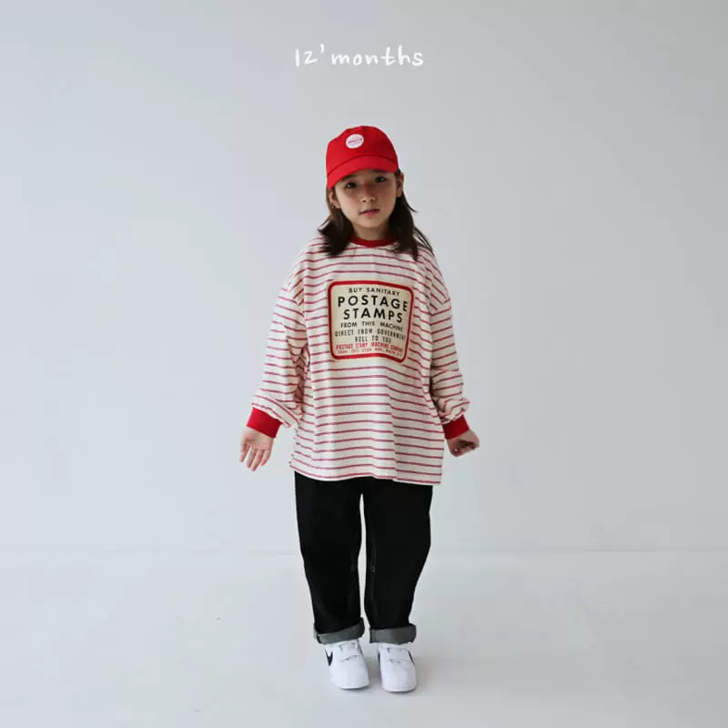 12 Month - Korean Children Fashion - #discoveringself - Stamp Long Sleeve Tee - 7