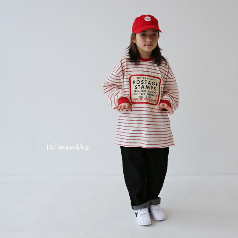 12 Month - Korean Children Fashion - #fashionkids - Stamp Long Sleeve Tee - 8