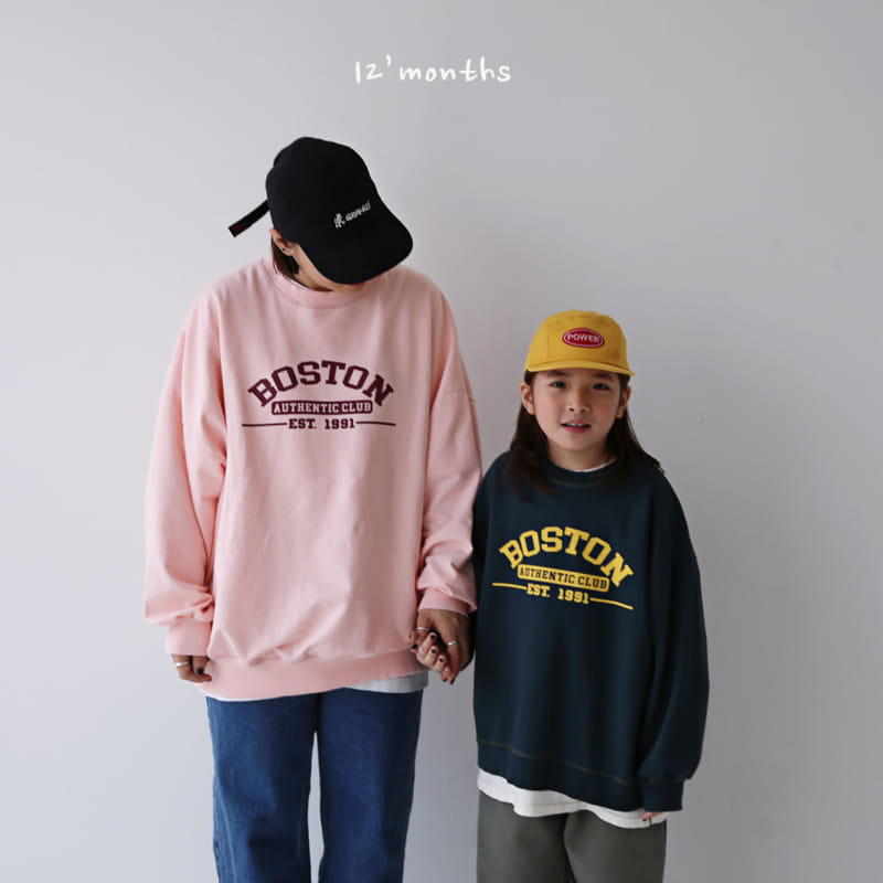 12 Month - Korean Children Fashion - #kidsshorts - Boston Sweatshirt With Mom - 11
