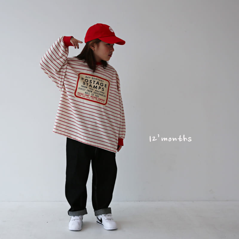 12 Month - Korean Children Fashion - #kidsstore - Stamp Long Sleeve Tee - 10